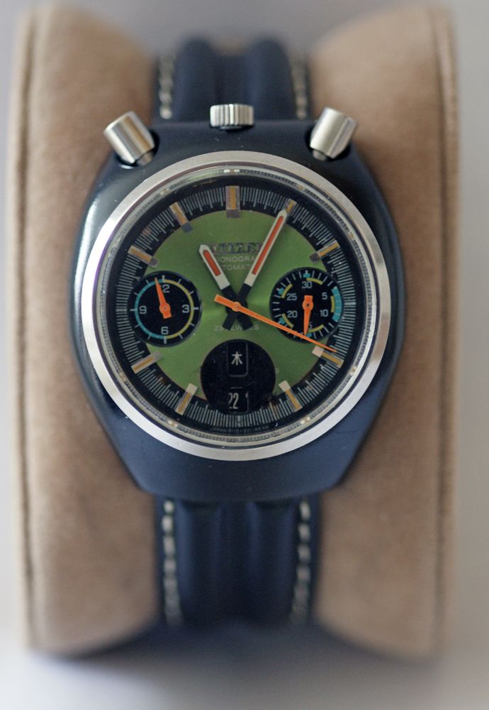 8100 Chronograph 4900014 Sweephand's Vintage Citizen Watch Blog